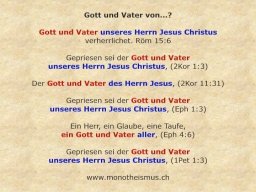 monotheismus